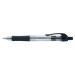 5 Star Office Retractable Grip Ball Pen Medium 1.0mm Tip 0.4mm Line Black [Pack 10] 909965