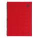 5 Star Office FSC Manuscript Wirebound Notebook 70gsm Ruled 160pp A4 Red [Pack 5] 912912