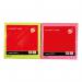 5 Star Office Re-Move Notes Repositionable Neon Pad of 100 Sheets 76x76mm Assorted (Pack of 12) FS912971