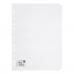 5 Star Office Subject Dividers 5-Part Recycled Card Multipunched 155gsm A4 White 913322