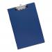 5 Star Office Fold-over Clipboard with Front Pocket Foolscap Blue 913675