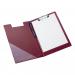 5 Star Office Fold-over Clipboard with Front Pocket Foolscap Red 913683