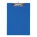 5 Star Office Clipboard Solid Plastic Durable with Rounded Corners A4 Blue 913713