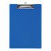 5 Star Office Clipboard Solid Plastic Durable with Rounded Corners A4 Blue FS913713