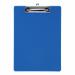 5 Star Office Clipboard Solid Plastic Durable with Rounded Corners A4 Blue FS913713