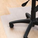 5 Star Office Chair Mat For Hard Floors PVC Lipped 900x1200mm Clear/Transparent 915005