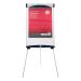 5 Star Office Easel Drywipe Magnetic with Pen Tray and Extension Arms Capacity A1 Grey 915048