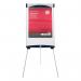 5 Star Office Easel Drywipe Magnetic with Pen Tray and Extension Arms Capacity A1 Grey FS915048