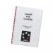 5 Star Office Comb Binding Covers PVC 150 Micron A4 Clear (Pack of 100) FS916345