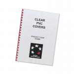 5 Star Office Comb Binding Covers PVC 200 Micron A4 Clear (Pack of 100) FS916353