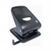 5 Star Office Punch 2Hole Metal with Plastic Base Capacity 40 Sheets Black FS918591