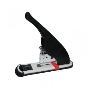 5 Star Heavy Duty Stapler Lever Arm Top Loading Capacity 240 Sheets Metal Top and Base Black 918621 FS918621