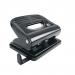 5 Star Office Punch 2-Hole Plastic Base Metal Handle Capacity 20x 80gsm Black 918788