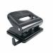 5 Star Office Punch 2Hole Plastic Base Metal Handle Capacity 20x 80gsm Black FS918788