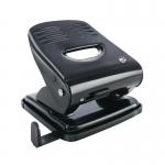5 Star Office Punch 2-Hole Metal with Plastic Base Capacity 30x 80gsm Black FS918826