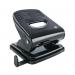 5 Star Office Punch 2-Hole Metal with Plastic Base Capacity 30x 80gsm Black FS918826