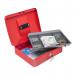 5 Star Cash Box 12 inch Red