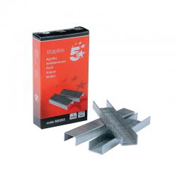 5 Star Staples Galvanised Steel Wire with a Chiselled Point 238 (Pack of 1000) 920233 FS920233
