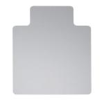 5 Star Office Chair Mat Hard Floors PVC Lipped 1150x1340mm Clear/Transparent FS924839