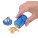 5 Star Office Pencil Sharpener Plastic Canister Two Hole Max. Diameter 8/11mm Blue 925001