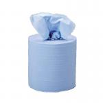 5 Star Centrefeed Tissue Refill for Jumbo Dispenser 1-Ply 150mx180mm Blue (Pack of 6) FS930140