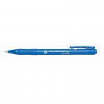 This photo showcases a pack of 20 5 Star Ballpoint Pens in medium point, featuring a 1.0mm tip and a 0.7mm blue line. The retractable design adds convenience to these essential office supplies.