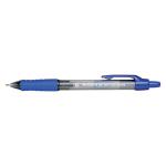 5 Star Office Gel Rollerball Retractable 0.7mm Tip 0.4mm Line Blue [Pack 12] 930396