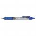 5 Star Office Gel Rollerball Retractable 0.7mm Tip 0.4mm Line Blue (Pack of 12) FS930396