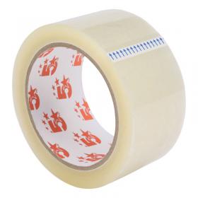 5 Star Packaging Tape Low Noise Polypropylene Clear 48mmx66m (Pack of 6) 930504 FS930504