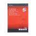 5 Star Office Flipchart Pad Self-adhesive 30 Sheets A1 [Pack 2] 930512