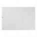 5 Star Office Punched Pocket Embossed Polypropylene Top-opening Landscape A3 Clear (Pack of 25) FS930520