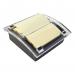 5 Star Office Re-Move Concertina Note Dispenser Acrylic-topped with FREE Pad for 76x76mm Notes 930558