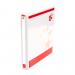 5 Star Office A4 Presentation Ring Binder Polypropylene 16mm 4D-Ring White [Pack 10] 933004