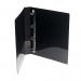 5 Star Office A4 Presentation Ring Binder Polypropylene 25mm 4D-Ring Black [Pack 10] 933007