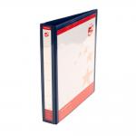 5 Star Office A4 Presentation Ring Binder Polypropylene 25mm 4D-Ring Blue (Pack of 10) FS933015