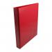 5 Star Office A4 Presentation Ring Binder Polypropylene 25mm 4D-Ring Red [Pack 10] 933023