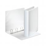 5 Star Office A4 Presentation Ring Binder Polypropylene 38mm 4D-Ring White (Pack of 10) FS933054