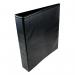 5 Star Office A4 Presentation Ring Binder Polypropylene 50mm 4D-Ring Black [Pack 10] 933074