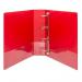 5 Star Office A4 Presentation Ring Binder Polypropylene 50mm 4D-Ring Red [Pack 10] 933096