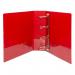 5 Star Office A4 Presentation Ring Binder Polypropylene 65mm 4D-Ring Red (Pack of 10) FS933127