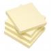 Recycled Sticky Notes Removable Yellow 76x76mm (Pack of 12) 934180 FS934180