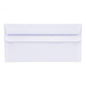 DL Wallet Envelope Self Seal 80gsm 220x110mm White Retail Pack Pack of