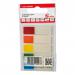 5 Star Office Index Flags 5 Bright Colours 12x45mm 20 Flags per Colour Assorted [Pack 5] 935458