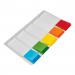 5 Star Office Index Flags 5 Bright Colours 12x45mm 20 Flags per Colour Assorted [Pack 5] 935458