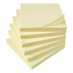 Sticky Notes Removable Yellow 76x127mm (Pack of 12) 935466 FS935466