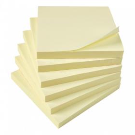 5 Star Re-Move Sticky Notes Repositionable 76x76mm Yellow (Pack of 12) 935466 FS935466