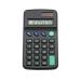 5 Star Office Pocket Calculator 8 Key Display Solar and Battery Power 63x17x113mm Black 936724