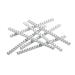 5 Star Office Binding Combs Plastic 21 Ring 125 Sheets A4 16Mm White [Pack 100] 936747