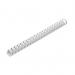 5 Star Office Binding Combs Plastic 21 Ring 225 Sheets A4 25Mm White [Pack 50] 936758