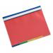 5 Star Office Part File 5-Part Coloured Tabs A4 Clear FS936887